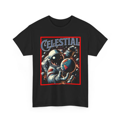 Celestial Astronaut Tee - Unisex Vintage Space Graphic T-Shirt, png, t-shirt, tshirts