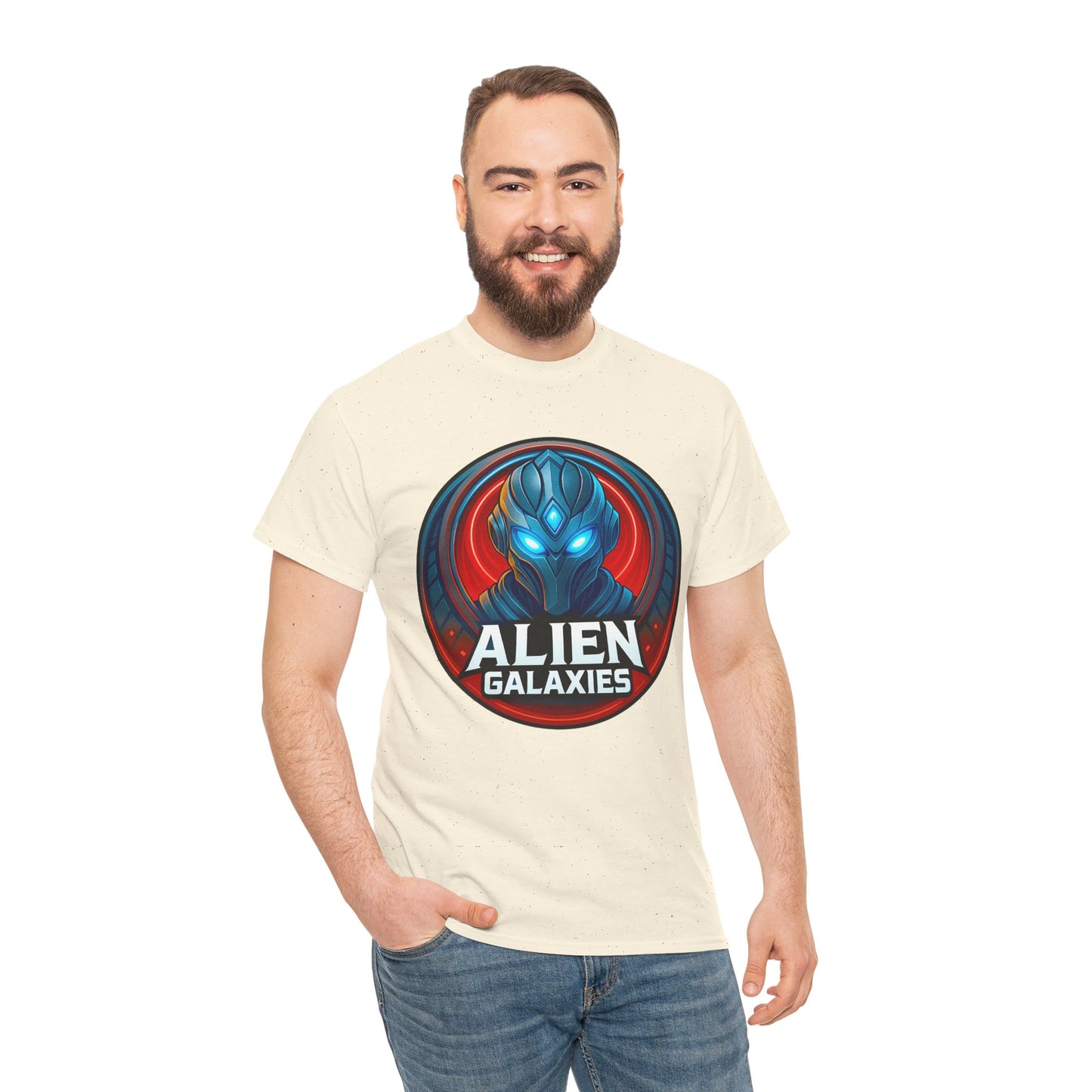 Alien Galaxies T-Shirt — Sci‑Fi Alien Emblem Tee, unisex, t-shirt, png, graphic design