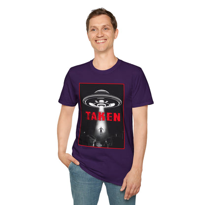 Taken, Alien Abduction, Unisex T-Shirt, Taken Graphic Tee, UFO Gift, Casual Wear, Sci-Fi Fan Apparel, Fun Statement Shirt, GraphicTees