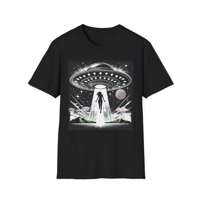Cosmic Alien Abduction T-Shirt, Retro UFO Shirt, t-shirts, tshirts, Space Enthusiast Apparel, Graphic Tee, Gift for Sci-Fi Lovers, tees, png