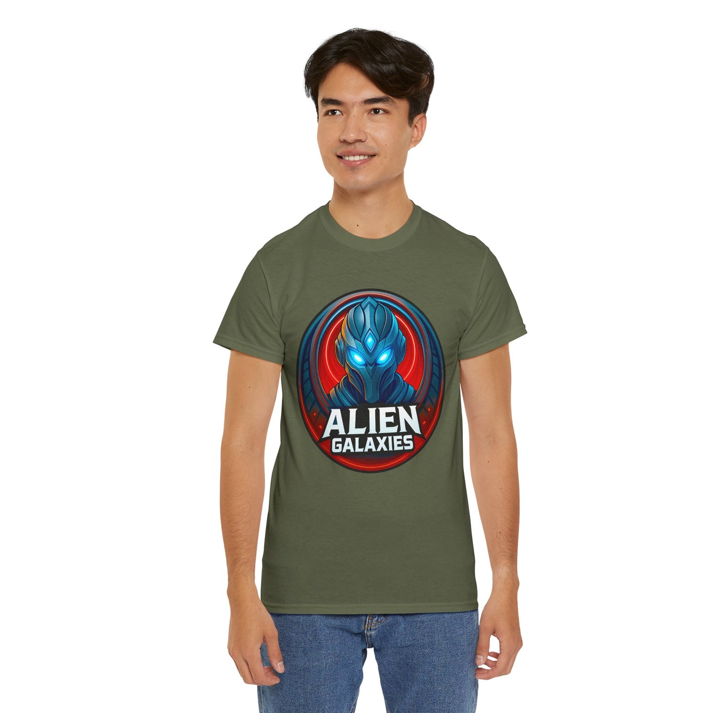 Alien Galaxies T-Shirt — Sci‑Fi Alien Emblem Tee