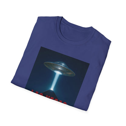 Luxor UFO, Las Vegas UFO Unisex Softstyle T-Shirt - Retro Nevada Design, graphic design, t-shirts, tshirts, tees, GraphicTees, png