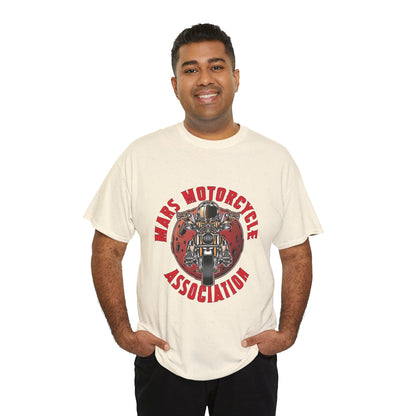 Mars Motorcycle Association Unisex Heavy Cotton Tee - Perfect Gift for Bikers