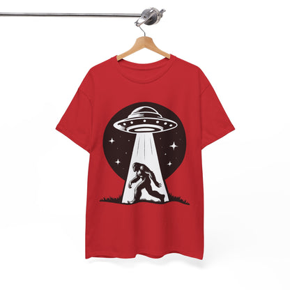 Bigfoot UFO Unisex Tee Graphic Design T-Shirt, GraphicTees, png, sublimation