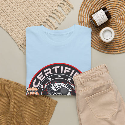Certified Bounty Hunter, Unisex Heavy Cotton Tee, comedy, bulldog, print design, png, GraphicTees