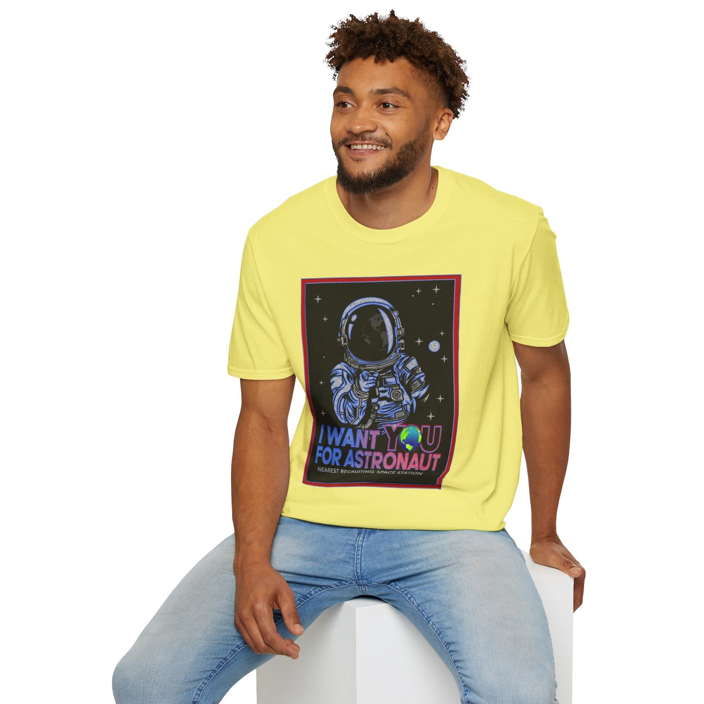 Astronaut Recruitment T-Shirt, Space Lover Gift, Unisex Tee, Science Fiction Apparel, Graphic Shirt, Outer Space Fashion, Graphic design