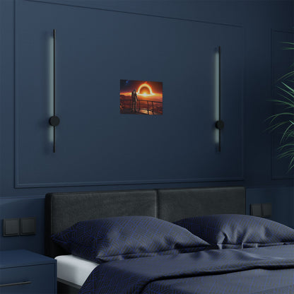 Astronaut Watching Blackhole, Satin Poster, Space Art Print, Cosmic Decor, Wall Art for Space Lovers, Unique Gift for Astronaut Fans, t-shirts, tshirts, tees