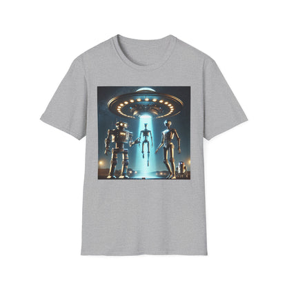Retro Sci-Fi Unisex T-Shirt, Alien Design Shirt, Gift for Space Lovers, Cool Graphic Tee, Perfect for Sci-Fi Fans, Casual Wear