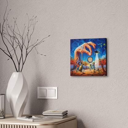 Two Minutes till Midnight, Canvas Stretched, 0.75", doomsday, funny, comedy, graphic design, png, svg