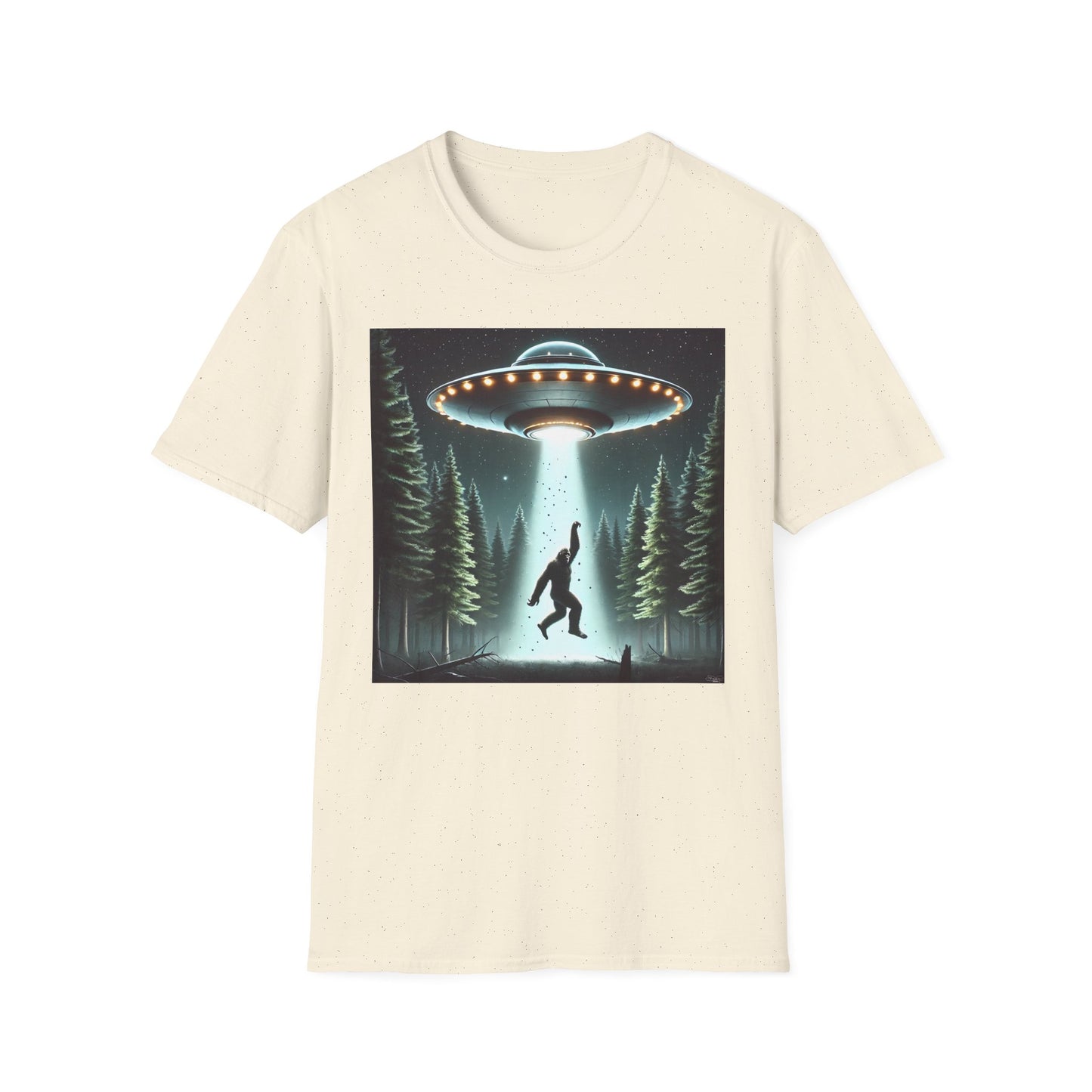 Funny UFO Abduction Unisex T-Shirt, Alien Theme Tee, Gift for Sci-Fi Lovers, Cool Graphic Shirt, Quirky Apparel, Unique Vintage Style