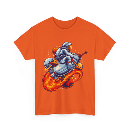 Retro Space Explorer Unisex Heavy Cotton Tee, graphic designed, tees, t-shirt, t-shirts, png