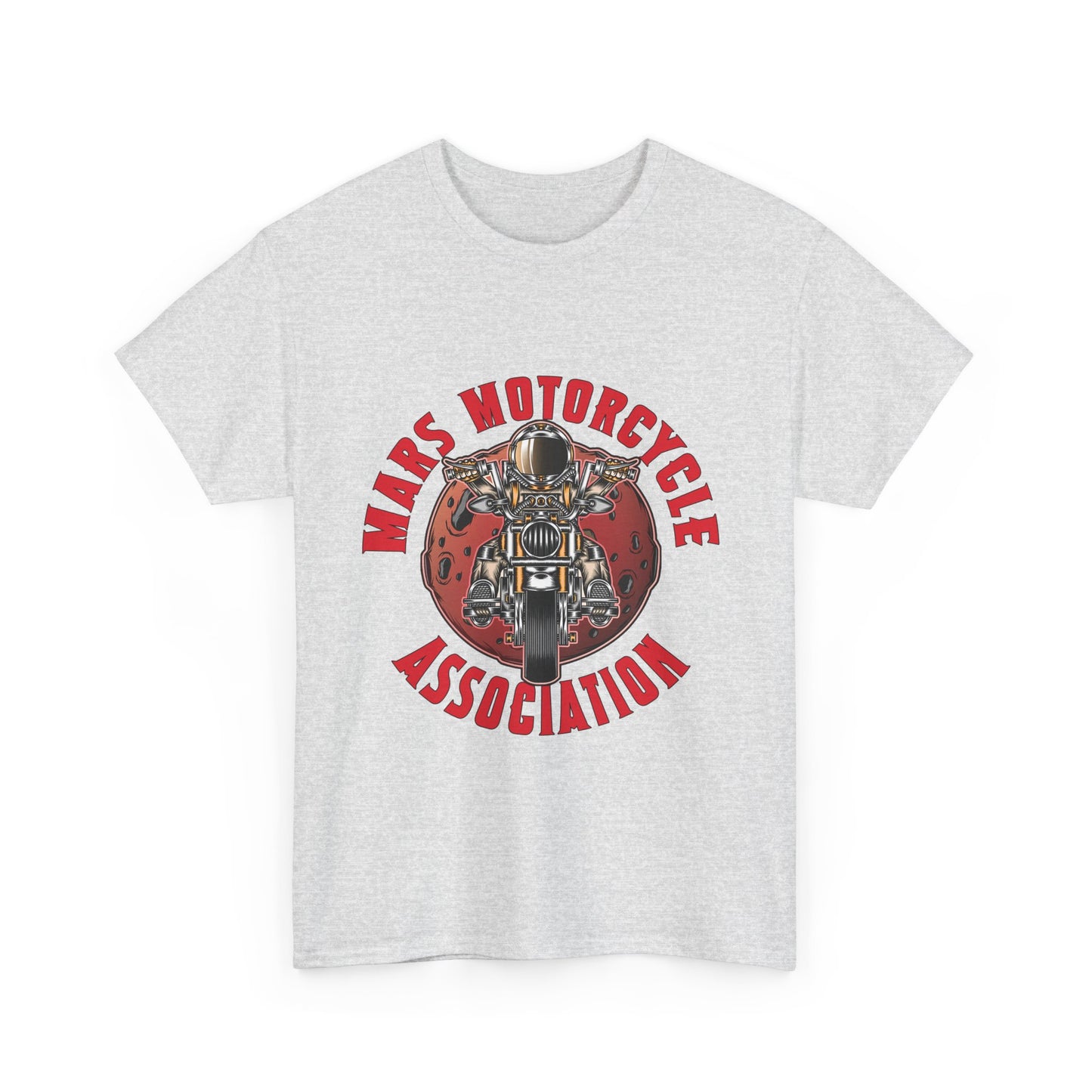 Mars Motorcycle Association Unisex Heavy Cotton Tee - Perfect Gift for Bikers