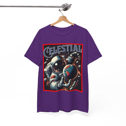 Celestial Astronaut Tee - Unisex Vintage Space Graphic T-Shirt, png, t-shirt, tshirts