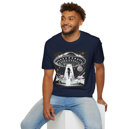 Cosmic Alien Abduction T-Shirt, Retro UFO Shirt, t-shirts, tshirts, Space Enthusiast Apparel, Graphic Tee, Gift for Sci-Fi Lovers, tees, png