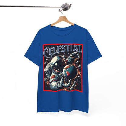 Celestial Astronaut Tee - Unisex Vintage Space Graphic T-Shirt, png, t-shirt, tshirts