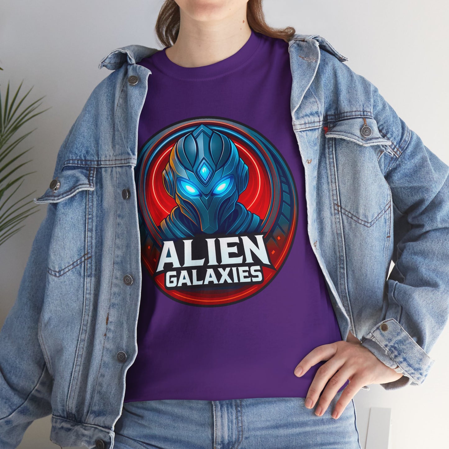 Alien Galaxies T-Shirt — Sci‑Fi Alien Emblem Tee, unisex, t-shirt, png, graphic design
