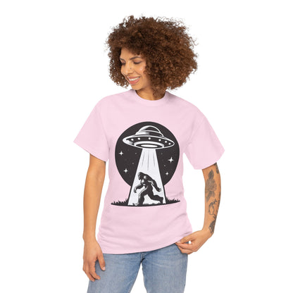 Bigfoot UFO Unisex Tee Graphic Design T-Shirt, GraphicTees, png, sublimation