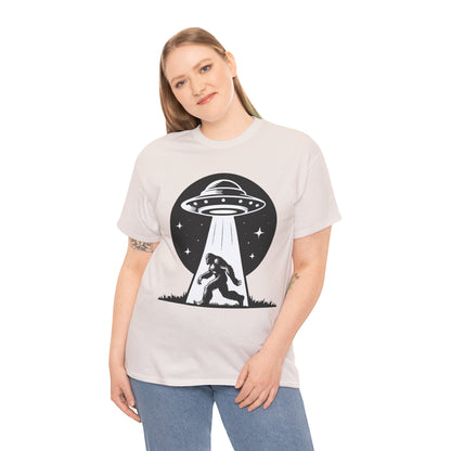 Bigfoot UFO Unisex Tee Graphic Design T-Shirt, GraphicTees, png, sublimation