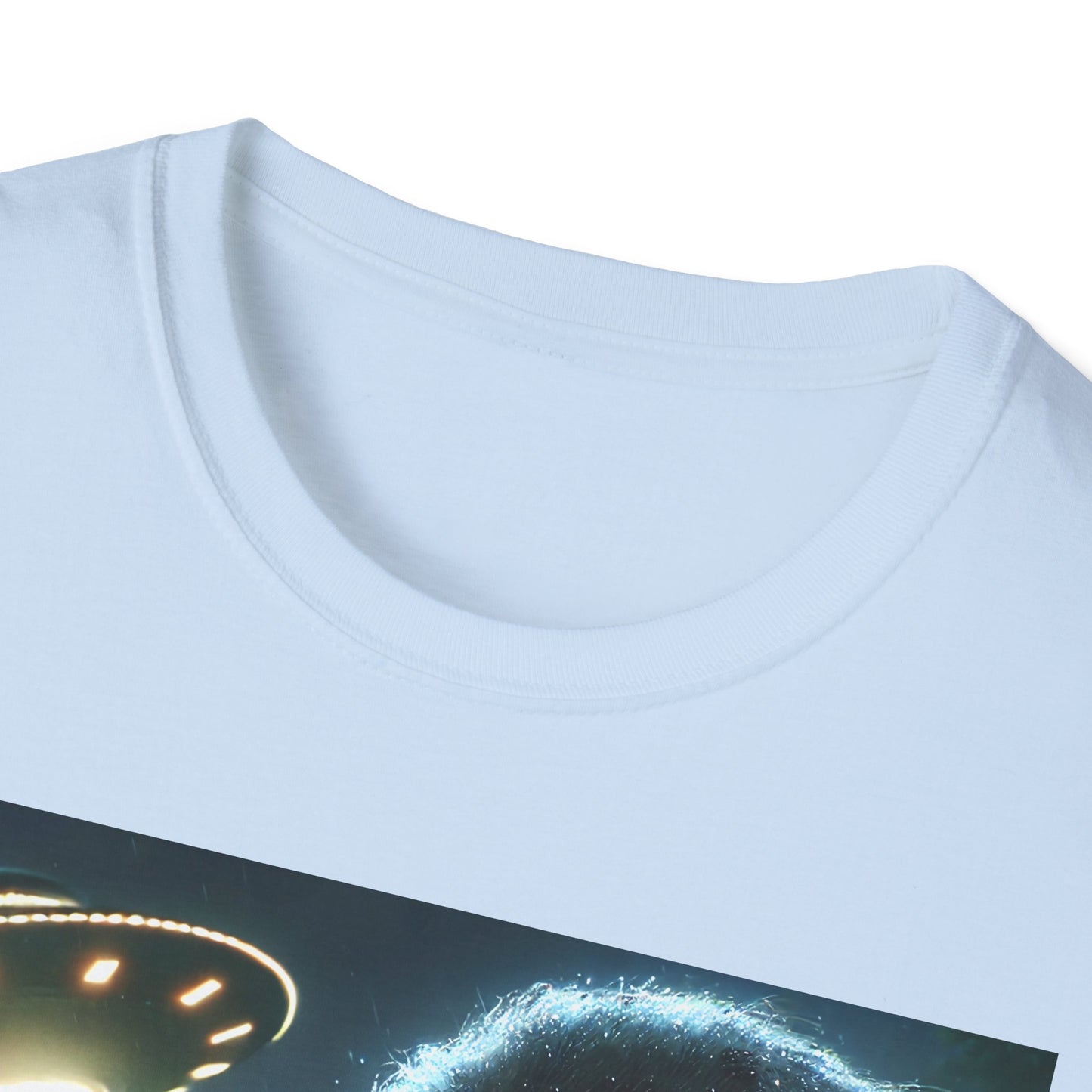 Bigfoot UFO Unisex T-Shirt, Funny Graphic Tee, Gift for Alien Lovers, Unique Summer Shirt, Casual Everyday Wear, t-shirt, tshirts, party, png, tshirt