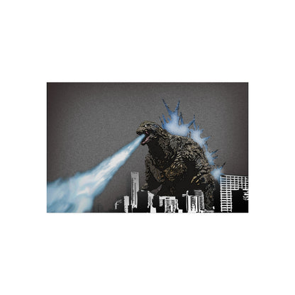 Godzilla Minus One, Fine Art Posters, Godzilla movie rendition, monsters, movies, posters, canvas, fine art, graphic design, png, CanvasPrints