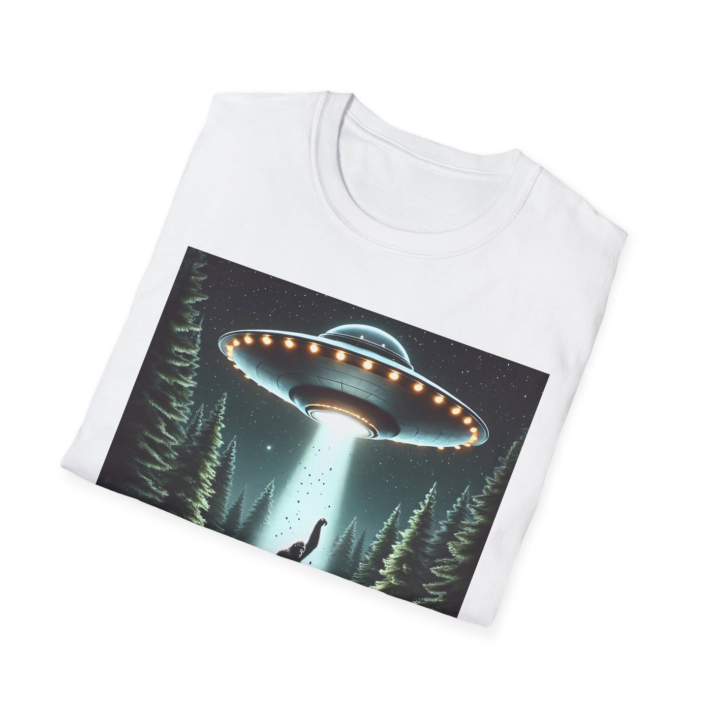 Funny UFO Abduction Unisex T-Shirt, Alien Theme Tee, Gift for Sci-Fi Lovers, Cool Graphic Shirt, Quirky Apparel, Unique Vintage Style