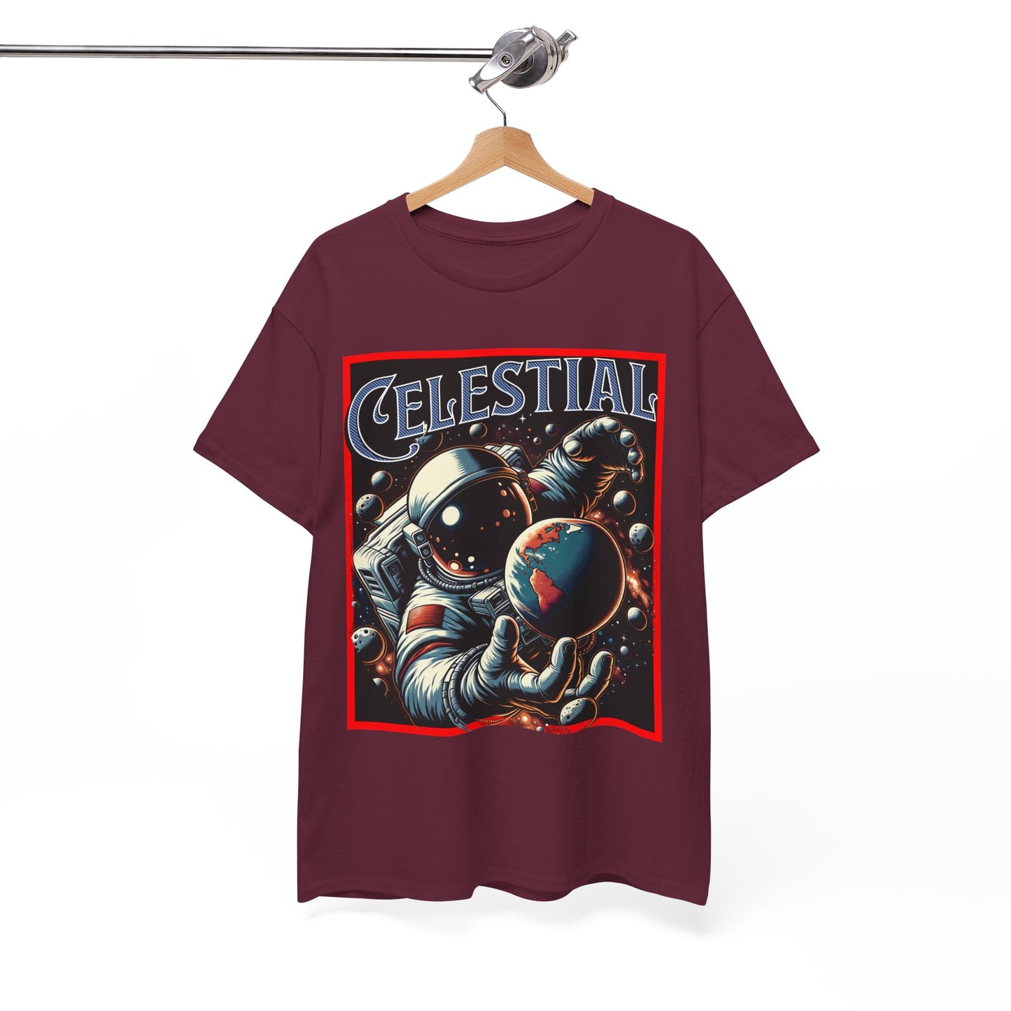 Celestial Astronaut Tee - Unisex Vintage Space Graphic T-Shirt, png, t-shirt, tshirts