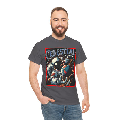 Celestial Astronaut Tee - Unisex Vintage Space Graphic T-Shirt, png, t-shirt, tshirts