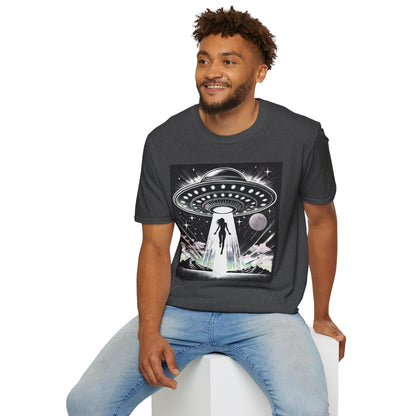 Cosmic Alien Abduction T-Shirt, Retro UFO Shirt, t-shirts, tshirts, Space Enthusiast Apparel, Graphic Tee, Gift for Sci-Fi Lovers, tees, png