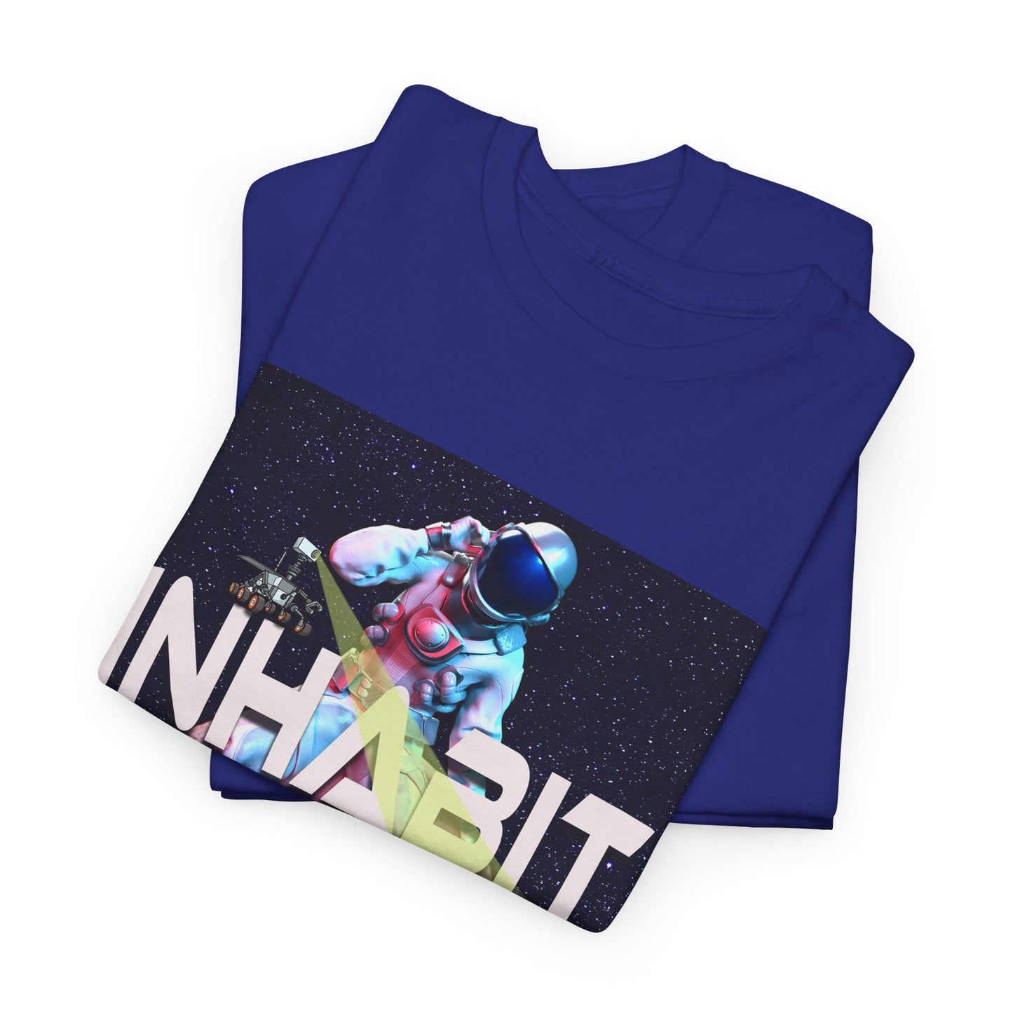 Inhabit Mars, Unisex Heavy Cotton Tee, Space, SpaceX, Universe, UFO, multiverse, graphic design, png, graphic design, t-shirts, tee