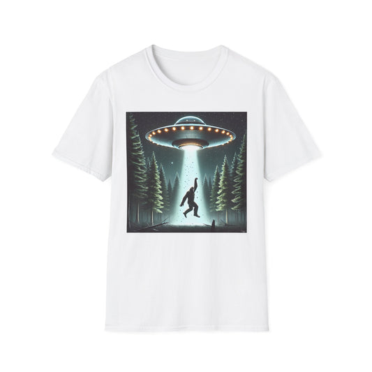 Funny UFO Abduction Unisex T-Shirt, Alien Theme Tee, Gift for Sci-Fi Lovers, Cool Graphic Shirt, Quirky Apparel, Unique Vintage Style