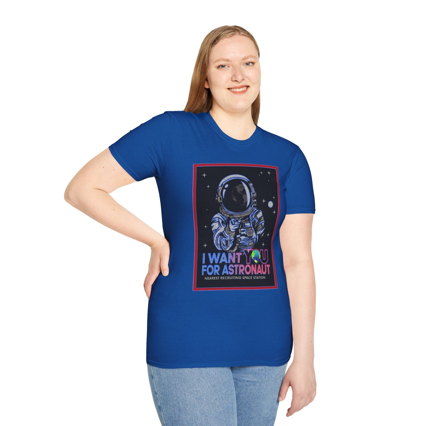 Astronaut Recruitment T-Shirt, Space Lover Gift, Unisex Tee, Science Fiction Apparel, Graphic Shirt, Outer Space Fashion, Graphic design