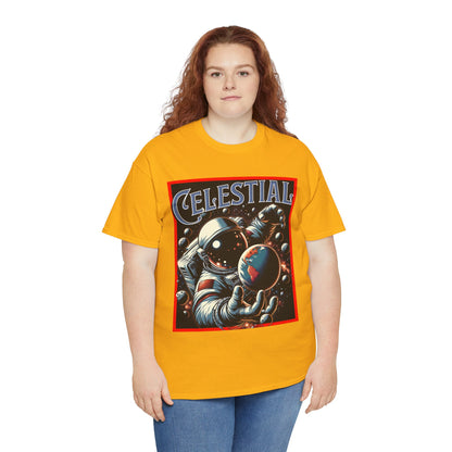 Celestial Astronaut Tee - Unisex Vintage Space Graphic T-Shirt, png, t-shirt, tshirts