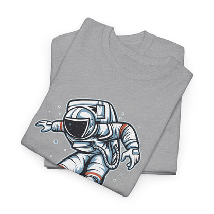 Discover Gravity. Unisex Heavy Cotton Tee - Fun Astronaut, Astronomy Graphic Tee - Unisex graphic design, png Express Delivery available