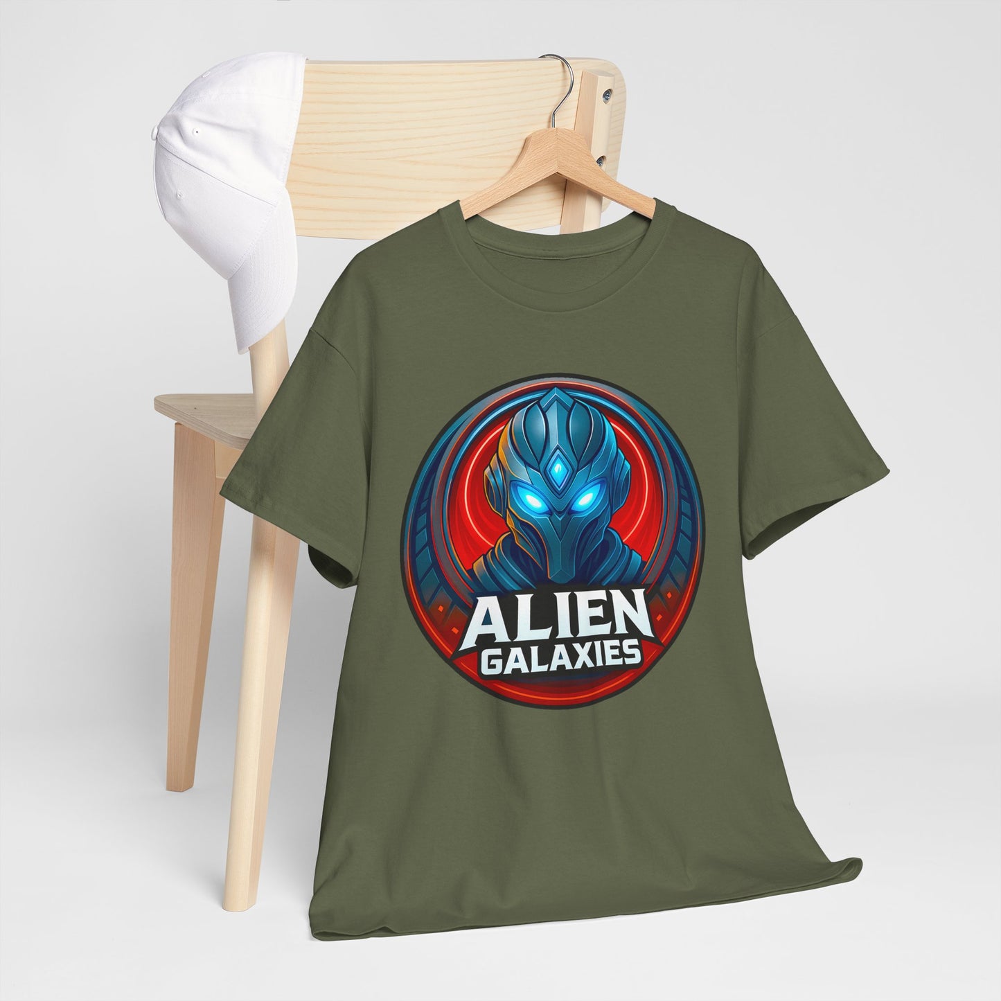 Alien Galaxies T-Shirt — Sci‑Fi Alien Emblem Tee