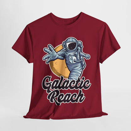 Galactic Reach, Astronaut, Unisex Heavy Cotton Tee, Express Delivery available, graphic design, png