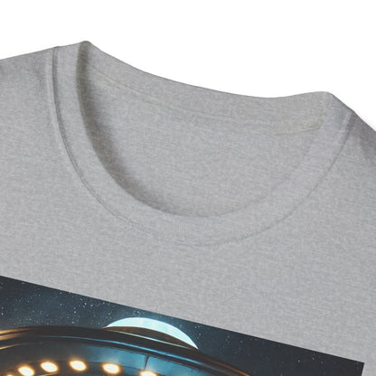 Retro Sci-Fi Unisex T-Shirt, Alien Design Shirt, Gift for Space Lovers, Cool Graphic Tee, Perfect for Sci-Fi Fans, Casual Wear