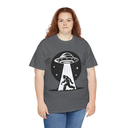 Bigfoot UFO Unisex Tee Graphic Design T-Shirt, GraphicTees, png, sublimation