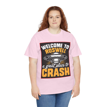 Roswell, UFO, Unisex Heavy Cotton Tee, graphic design, png, t-shirts, t-shirt, tshirts