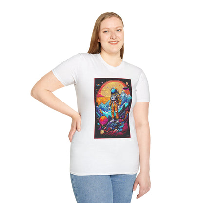 Astronaut Adventure T-Shirt | Cosmic Space Tee, Unisex Graphic Shirt, Gift for Space Lovers, Festival Wear, Outer Space Design