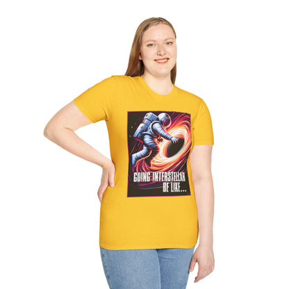 Interstellar BlackHole, Space Voyager Graphic Tee, Going Interstellar T-Shirt, Astronaut Shirt, Gift for Sci-Fi Lovers, Cool Casual Wear, t-shirts