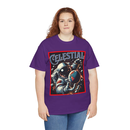 Celestial Astronaut Tee - Unisex Vintage Space Graphic T-Shirt, png, t-shirt, tshirts