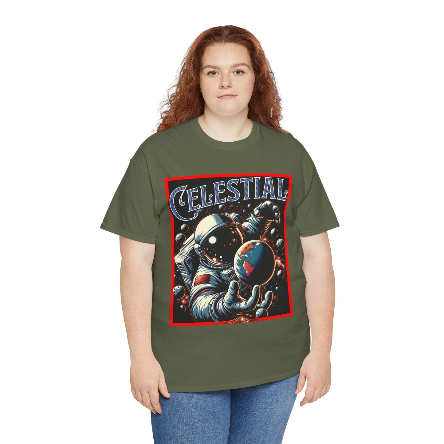Celestial Astronaut Tee - Unisex Vintage Space Graphic T-Shirt, png, t-shirt, tshirts
