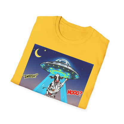 Got Milk? Funny Unisex Softstyle T-Shirt, Humorous Tee, Perfect for Cow Lovers, Milking Day, Farm-themed Gifts, Quirky Apparel, graphic