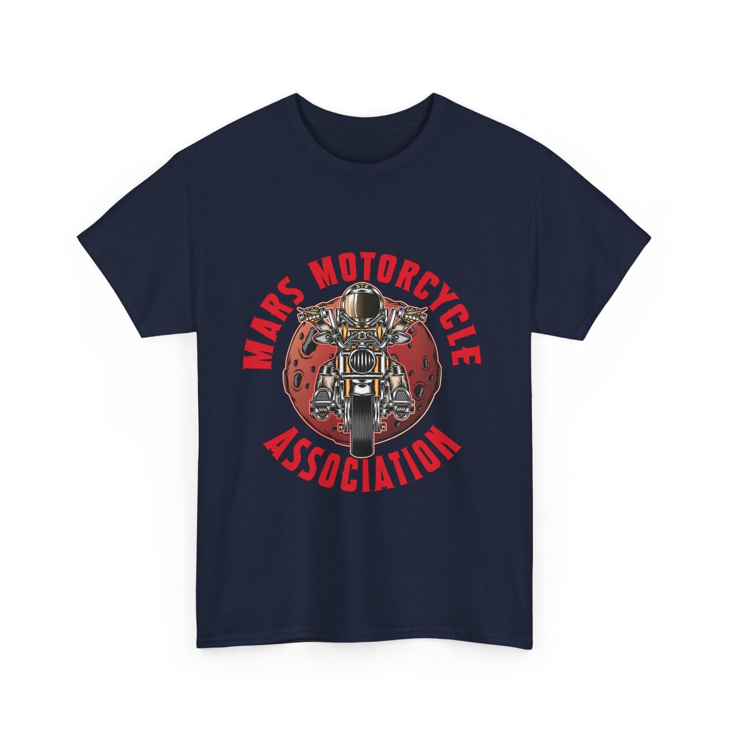 Mars Motorcycle Association Unisex Heavy Cotton Tee - Perfect Gift for Bikers