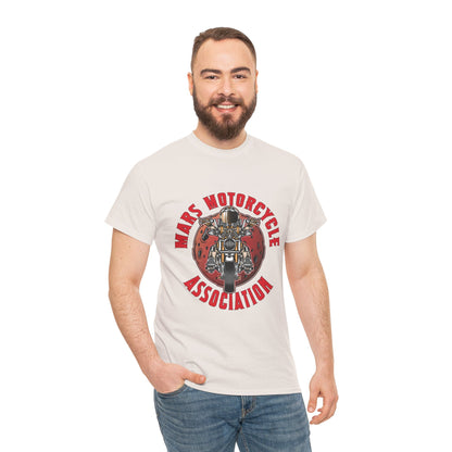 Mars Motorcycle Association Unisex Heavy Cotton Tee - Perfect Gift for Bikers