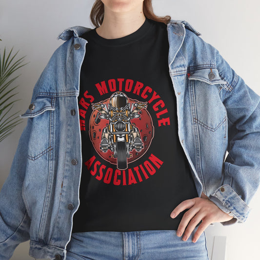 Mars Motorcycle Association Unisex Heavy Cotton Tee - Perfect Gift for Bikers