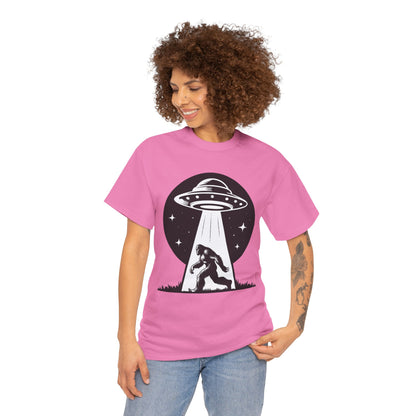 Bigfoot UFO Unisex Tee Graphic Design T-Shirt, GraphicTees, png, sublimation