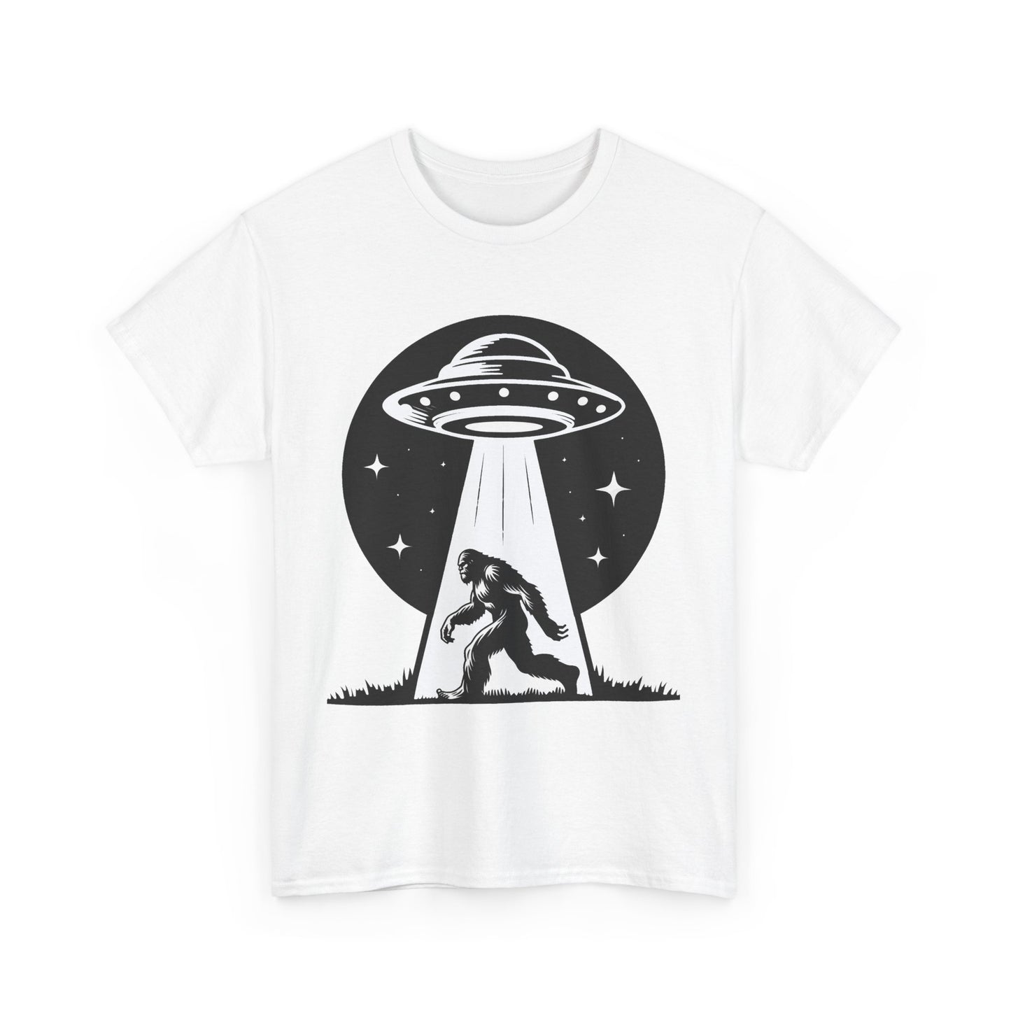 Bigfoot UFO Unisex Tee Graphic Design T-Shirt, GraphicTees, png, sublimation