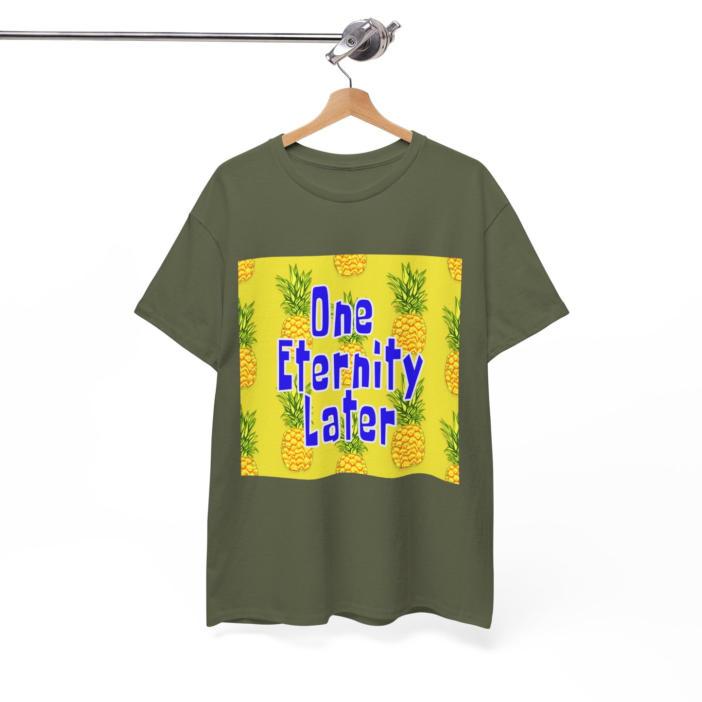 One Eternity Later, Unisex Heavy Cotton Tee, SpongeBob, cartoons, t-shirt, t-shirts, tshirt, png, funny, kids, GraphicTees