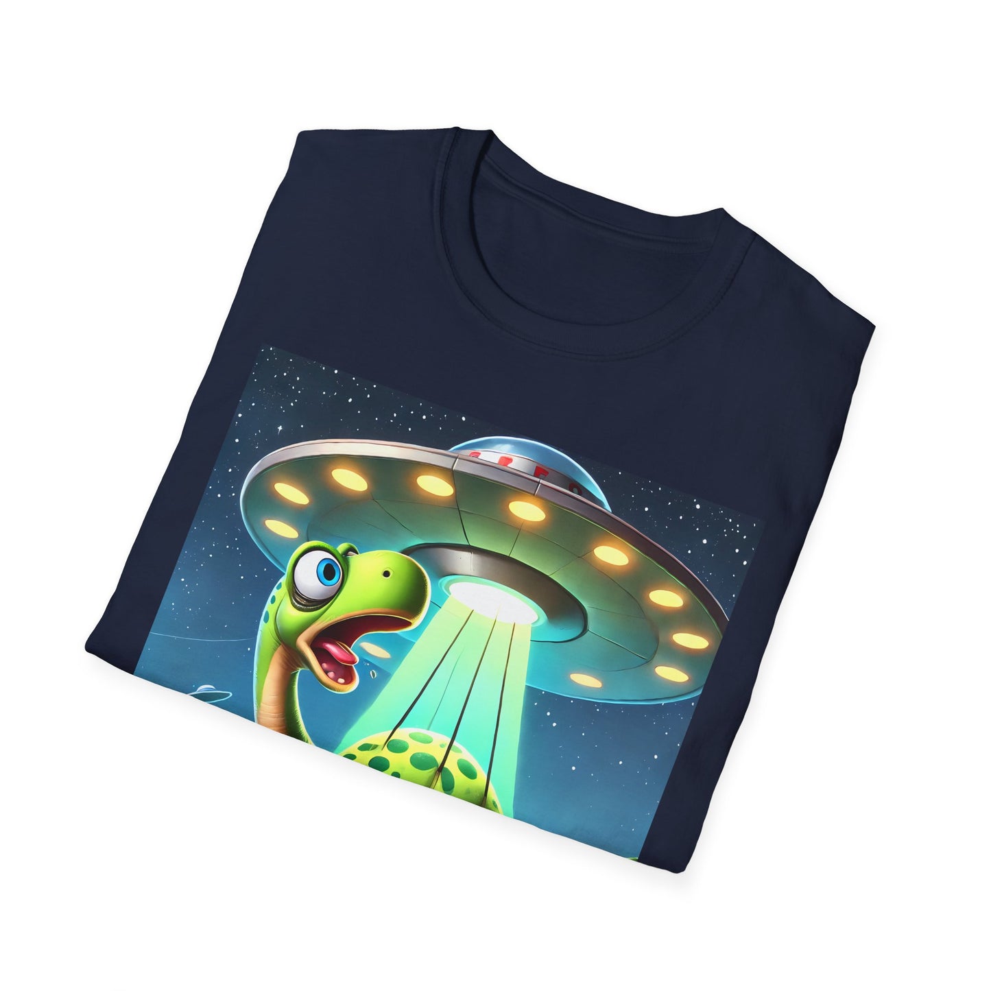 Cute Alien Dinosaur Unisex T-Shirt, Fun Graphic Tee, Kids & Adults, Space Theme, Playful Gift Idea, Birthday, Casual Wear